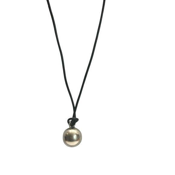 1996 Hermes Year of the Music Limited Edition Ball Pendant on Leather Necklace - Picture 1 of 16